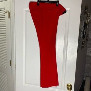 Express columnist red dress pants